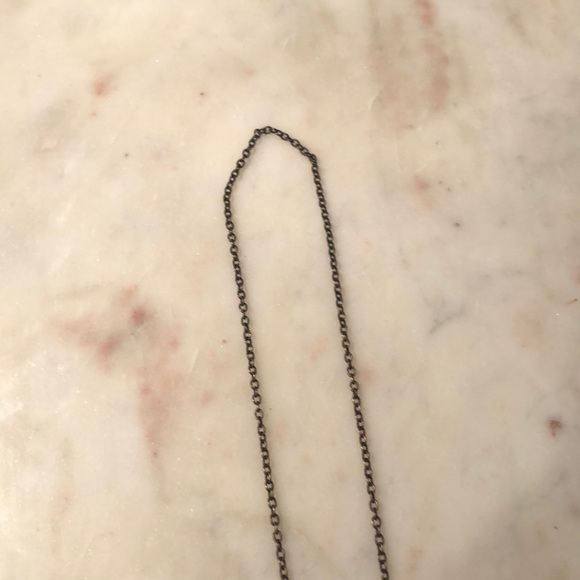 Bronze coloured Chevron Necklace - Picture 3 of 5